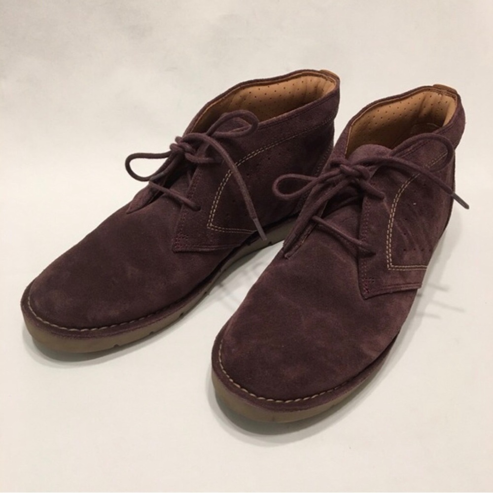 Clarks Un Astin Chukka Boot Aubergine Size 10 - image 1